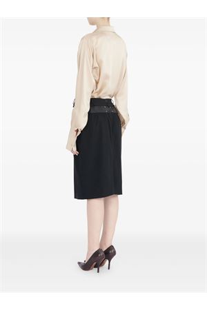 Gonna midi a matita nero MAISON MARGIELA | S51ME0040M35517900